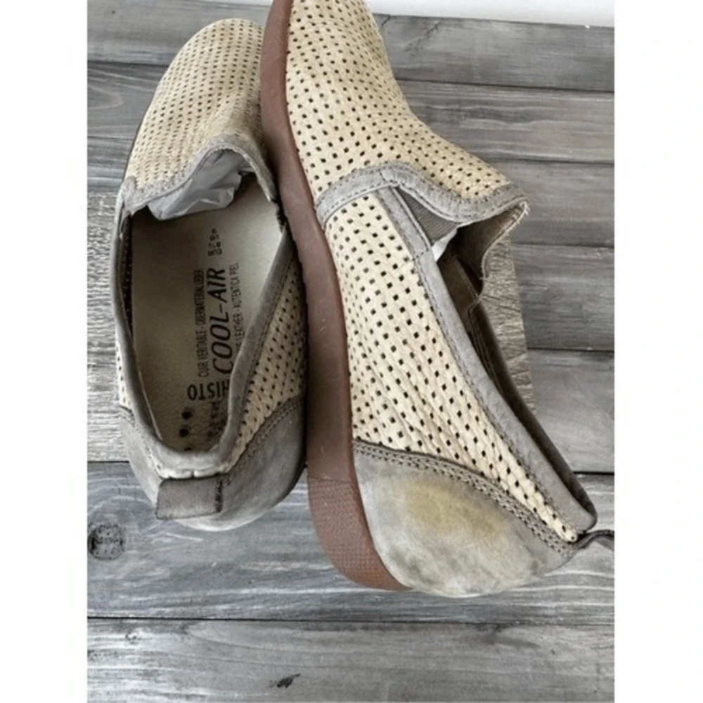 MEPHISTO TIAGO PERFORATED LOAFER MEN LEATHER TAN SHOES‎ AIR RELAX SIZE 9